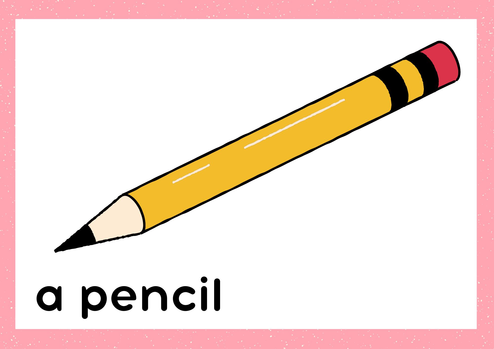 a pencil